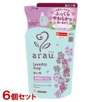 アラウ 無添加 洗濯用せっけん ゼラニウム 詰替用 1L×6個セット 液体洗剤 柔軟剤なしでも繊維本来のふっくらした仕上がりに arau. サラヤ(SARAYA) 送料込