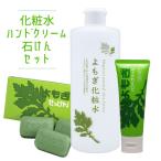 地の塩 よもぎ化粧水 500ml＆よもぎせっけん98g×4個入＆よもぎハンドクリーム 60g 3種セット CHINOSHIO 送料込