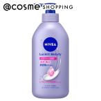 ショッピングニベア ニベア ルーセントビューティ ディープモイスチャー 浸透保湿美容液ボディミルク(リッチローズの香り) 350g