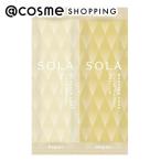 SOLA WEATHER CARE クリスタル リペアタイプ シャンプー&ヘアトリートメント 2連お試し(ハピネスペアーサニーの香り) 10ml、10g