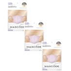 ショッピングマスコード 3袋セット MASCODE マスコード 正規品 ラベンダー×ピンク Mサイズ 7枚入 立体構造 3Dマスク 不織布 マスク ラベンダー ピンク