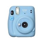 インスタントカメラ instax mini 11 チェキ [スカイブルー]