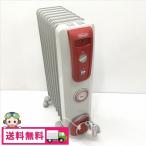 中古 デロンギ 1200W オイルヒーター H770812EFS-R レッド サーマルカットフィン 箱説付 美品