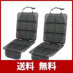 Valuetom チャイルドシートカバー 車 保護マット カバーシートプロテクター 滑り止め 収納ポケット付き 2点セット 全車類対応