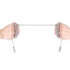 ヘッドホン延長用コード 4極ミニプラグ採用 標準3.5mm ステレオヘッドホン延長 ケーブル (2m, 銀)