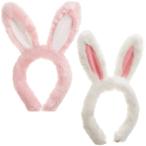 1268C#[ бесплатная доставка * немедленная уплата ].... лента-ободок ... цвет : розовый / белый кролик .. уголок ........ нежный Rav Lee симпатичный 1000 иен ровно 