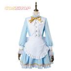 ラブライブ! LoveLive!　不思議の国編　小原鞠莉　おはらまり　メイド服 風 コスプレ衣装 cosplay 仮装イベント アニメ パーティー