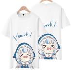 Vtuber Hololive Gawr Gura がうる ぐら Tシャツ　子供用　大人用　男女兼用 服 可愛い アニメ コスチューム 子供服 コスプレ グッズ