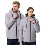 電熱ジャケット 加熱/ヒータージャケットヒーター　USB給電 急速発熱 3段階調温 前後独立 暖房ウェア ヒートジャケット 省エネ 加熱服 洗濯可 防寒対策