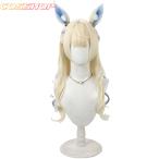 YouTuber ホロライブ フワワ・アビスガード　コスプレウィッグ  かつら 耳　cosplay wig コスチューム　ハロウィン　変装