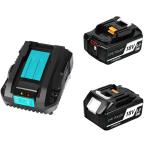 マキタ 18V バッテリー 充電器セット BL1860B 6.0AH 互換品 Makita マキタバッテリー18V DC18RF DC18RC互換 PSE認証済品一年品質保証