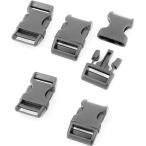  боковой Release пряжка 50 шт. комплект чёрный 20mm одним движением труба 4-18