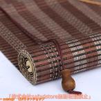 ショッピングすだれ Safaristore竹すだれ 目隠し竹カーテン ドア サンシェード ローマンシェード付き パティオ/ティールーム用 3 ブラウン