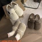  мокасины плоская обувь женский осень новый продукт обратная сторона ворсистый осень обувь зима обувь мягкость mo Como ko....mo Como koshu