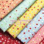 シーチング　happy message 30's　キャンディドット（単位50cm）