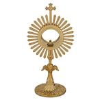 特別価格Christian Brands Sudbury Brass Gold Plated Angel Design Monstrance for Cath好評販売中