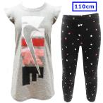  бесплатная доставка NIKE Nike ребенок одежда Kids туника леггинсы верх и низ выставить девочка 4T 96~104cm 110cm