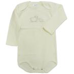  бесплатная доставка combrass ( Испания ) детская одежда длинный рукав боди 12M 70cm "теплый" белый 