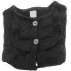  бесплатная доставка ZARA Zara ребенок одежда Kids кардиган болеро длинный рукав черный 95cm 100cm 105cm