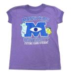  бесплатная доставка Disney Disney Monstar z чернила ребенок одежда Kids короткий рукав футболка cut and sewn размер XS 3-4 лет примерно 105~110cm