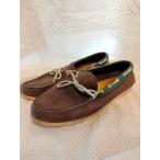  Ralph Lauren обувь USA производства 26.5cm кожа панель мокасины Polo Polo Ralph Lauren (USED товар )