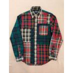ポロ ラルフローレン シャツ パッチワーク ボタンダウン Polo Ralph Lauren タータンチェック