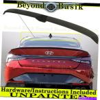 フォグライト 2021年2022年のヒュンダイ・エラントラvs1 krスタイルのネタバレルーフウィンドウウィングが塗装されていない For 2021 2022 Hyundai El