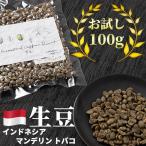 コーヒー 生豆 お試し 100g インドネシア マンデリン トバコ 珈琲 少量 グリーンコーヒー 自 ...