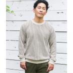 【芸能人着用/親子コーデ】ビッグワッフルクルーネックプルオーバー