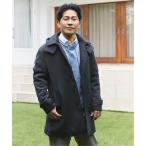 【芸能人着用】ウールライクニットステンカラーコート