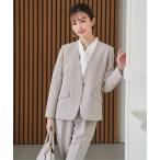 【洗濯機で洗える／セットアップ対応】ウォッシャブルVネックジャケット