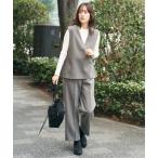 ショッピング楽 【2点セット】GOKU楽ペプラムジレセット