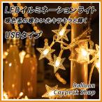 星型 LED イルミネーションライト USB