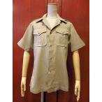 ビンテージ50's★U.S.ARMY 半袖チノシャツ Size S★190728s1ミリタリー USアーミー米軍実物半袖シャツ古着