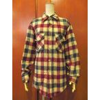 ビンテージ70’s80’s★Woolrichチェックウールシャツsize M★191008s5古着メンズ長袖シャツUSAウールリッチ