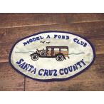 ビンテージ★MODEL A FORDカークラブ刺繍ワッペンB★191021n2古着雑貨小物リメイクパッチUSA車