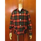 ビンテージ40's★Foster-Hochbergレディースチェックウールジャケット★191111s6 1940s緑赤