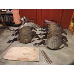 ビンテージ~40's●DUPE-A-GOOSE-F Dunster Sporting Goods Co.カナディアングースデコイ11点セット●201224f7-otclctハンティングカモ
