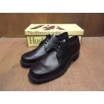 ビンテージ80's●DEADSTOCK Hush Puppies Uチップシューズ 黒 size 7 M●210603n6-w-dshs-25cmハッシュパピーズドレスシューズ