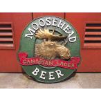 ビンテージ●MOOSEHEAD BEER壁掛けサイン●210904r8-signビールムースヘッドインテリアディスプレイアメリカン雑貨