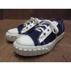 ビンテージ70's●DEADSTOCK LA CROSSEキッズキャンバススニーカー紺1 1/2●220208i3-k-snk 1970sデッドストック子供靴レトロ