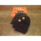 ビンテージ★DEADSTOCK CAT’S PAWラバーヒール茶sizeBOY’S 2★古着デッドストックキャッツポウ雑貨リペア靴用品シューズブーツソール