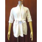 ビンテージ50's60's★PENNEY’Sキッズタオル地ガウン白size6-7★40's70's古着子供服ペニーズ寝間着コートコットンUSA