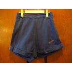 ビンテージ40's50's★Belly Brooks Brandコットンサイドボタンショーツ紺size28★30's60's古着女性用ショートパンツネイビーUSA製
