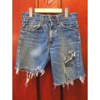 ビンテージ60's70's★Levi’s 646 or 684 BIG EカットオフショーツW74cm★50's80's古着ショートパンツリーバイスメンズUSA製短パン半ズボン