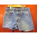 ビンテージ70's★Levi’s 505 66前期カットオフショーツW33★60's80's古着デニムパンツショートパンツリーバイスメンズUSA卸