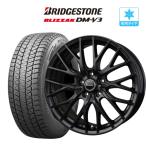 スタッドレス タイヤ ホイール 4本 5穴114.3 E05II ブラックVer. BRIDGESTONE ブリザック DM-V3 225/60R18 CX-8
