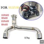  параллель импортные товары Suzuki GSR400 GSR600 BK400 BK600 для мотоцикл выхлоп система гоночный глушитель средний ссылка труба 51mm детали детали 