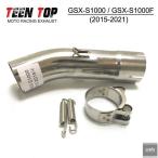  параллель импортные товары Suzuki 51mm мотоцикл muffler средний ссылка труба F Escape Moto mid Connect chiGSXS1000 GSXS1000F 15-21 GSX-S1000 детали детали 
