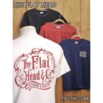 フラットヘッド Tシャツ FN-THC-044 THE FLAT HEAD & CO 丸胴半袖Tシャツ アイボリー ネイビー ライトレッド ブラック theflathead